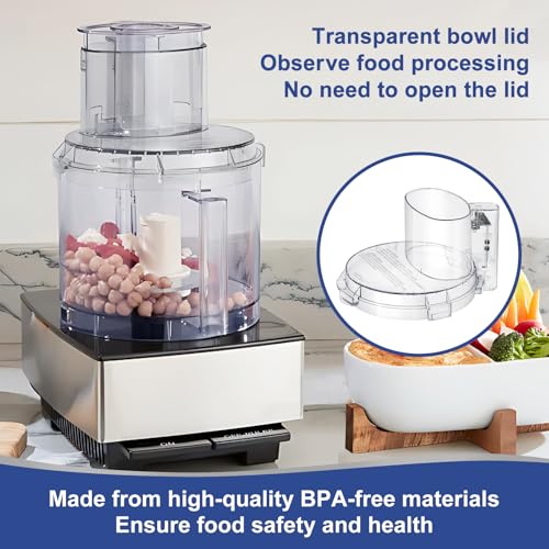 4-Tab Food Processor Work Bowl Cover for 14-Cup Models DLC-005AGTXT1