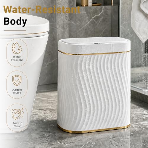 Automatic Touchless Trash Can with Motion Sensor 5 Gallon Slim