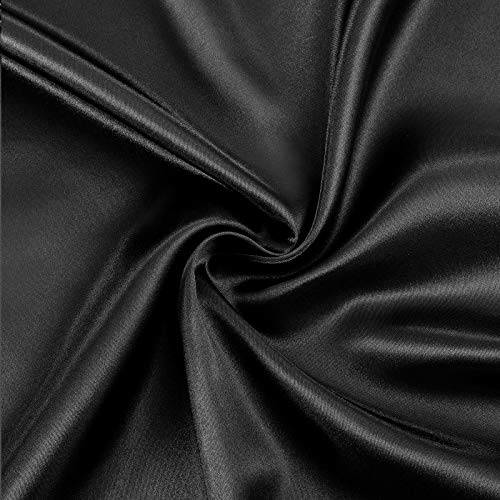 Twin XL Satin Sheet Set, 3-Piece Silky Bedding for College Dorm