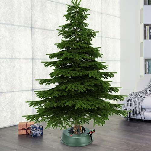 Blissun X-Large Christmas Tree Stand with Water Reservoir & Fast Clamp - Fits up to 8FT Trees