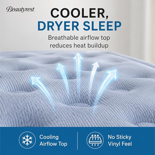 20-Inch Twin Air Mattress with Anti-Leak Pump & Cool Vent Topper
