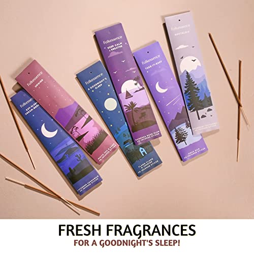 Natural Incense Sticks Variety Pack, 120 Count Hand-Rolled Aromatherapy