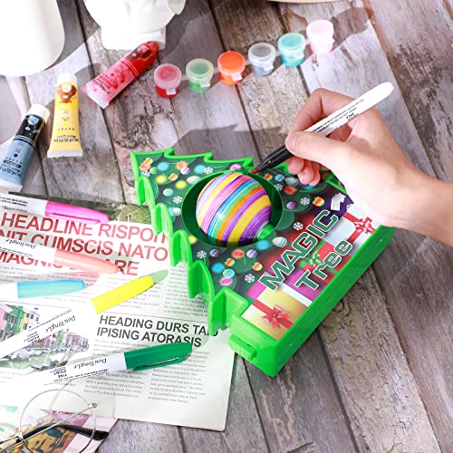 2'' Christmas Tree DIY Plain Ball Ornament Making Kit Decoration