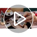 Seematn 24 Mini Christmas Stockings with Black & White Letter Stickers, DIY Hanging Decor