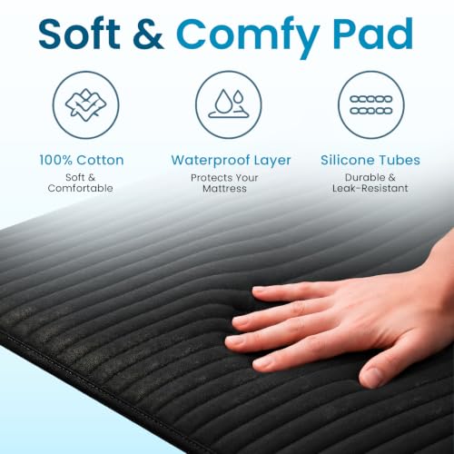 Cooling Mattress Pad for Hot Sleepers - 100% Cotton, 4 Speeds