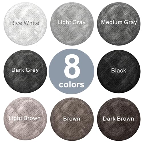 Light Brown Fabric Covered Button Twist Pins - 12 Pack