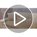 Washable Non-Slip Pet Couch Cover - Fuzzy Sofa Protector Mat (Brown, 27.6"x59")