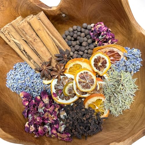 Simmering Potpourri Kit with Dried Citrus, Rose, Lavender & Spices
