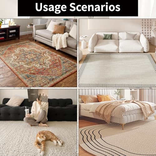 1/2 Inch Thick Felt Rug Pad - 9x12 Foot Extra Large Area Rug Liner