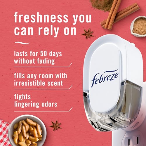 Plug-In Scented Oil Air Freshener Refills - Baked Cinnamon Apples, 4 Pack