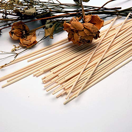 120-Piece Natural Rattan Reed Diffuser Sticks, 10-Inch Aroma Refill Reeds