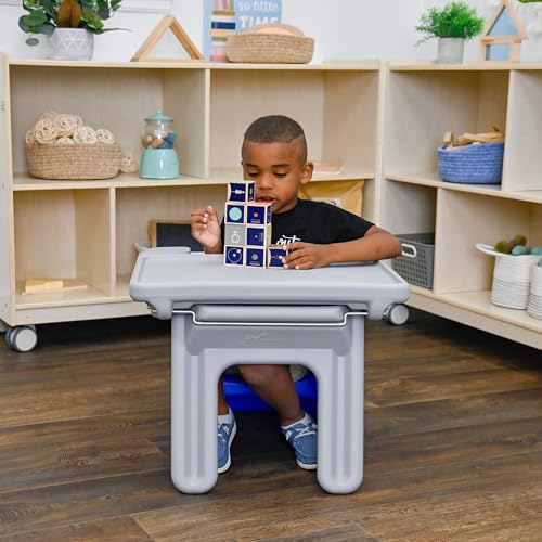 Foldable Kids Chair Desk Tray Attachment for Cube Chairs
