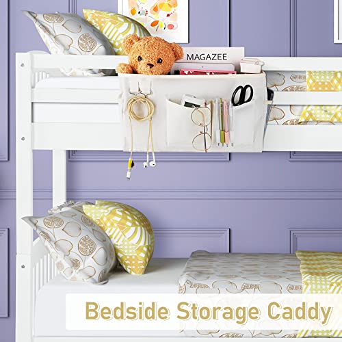 Bedside Hanging Storage Organizer for Dorms, Bunk Beds and Hospital Rails