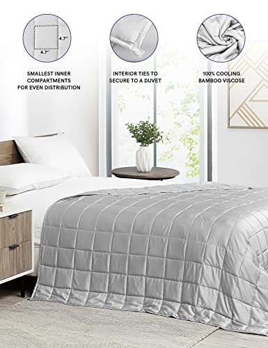 Cooling Weighted Blanket 20lbs – 48x72 Inch Premium Glass Bead Bedding