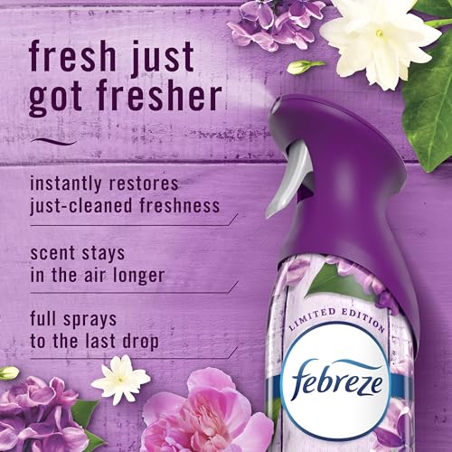 Air Freshener Room Spray Odor Eliminator, Lilac Sunrise Scent, 8.1 oz (3 Pack)