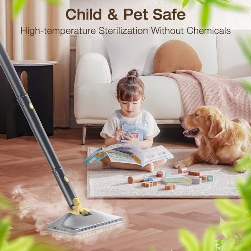 ScrubWiz 10-in-1 Steam Mop & Handheld Multi-Surface Steam Cleaner