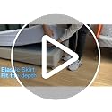 Twin XL Quilted Waterproof Mattress Pad - Breathable Cooling Protector