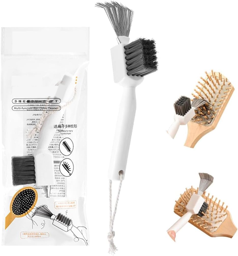 Regine Switzerland Hair Brush Cleaner Tool - 2-in-1 Metal Wire Comb & Rake for Easy Hair Removal