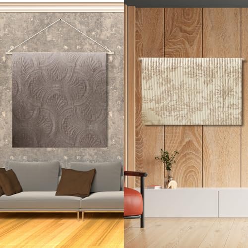 Adjustable Solid Wood Tapestry Hanging Rod - 16-28 Inch Telescopic Wall Hanger