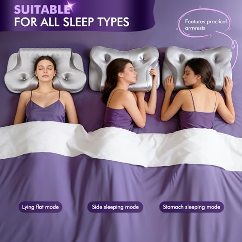 Cooling Cervical Memory Foam Pillow for Neck Pain Relief