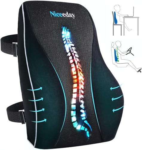 Ergonomic Lumbar Support Pillow for Office Chair & Car