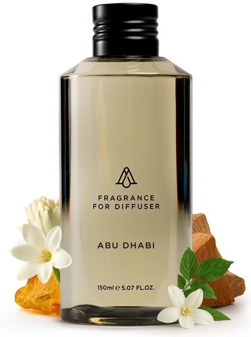 AromaPlan Hotel Scents ABU Dhabi 5 Fl Oz (148ml), Home Luxury Aroma & Hotel Fragrance Diffuser Oil- Hotel Diffuser Oil for Aromatherapy- USA Made, Bigger Bottle, Bolder Aroma & Longer Lasting