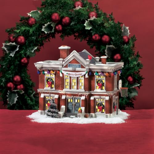 Department 56 A Christmas Story Cleveland Elementary School Lit Building – School Variation