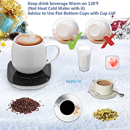 Dicross Oval 4.8 Inch Coffee Mug Warmer for Desk with Auto Shut Off