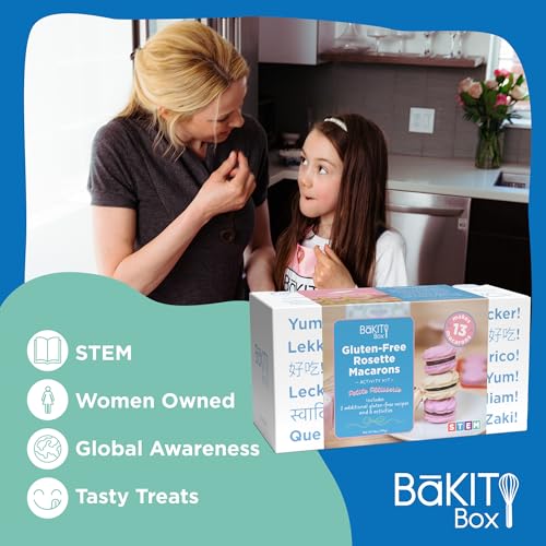 Gluten-Free Macaron Baking Kit for Kids with Pre-Measured Ingredients