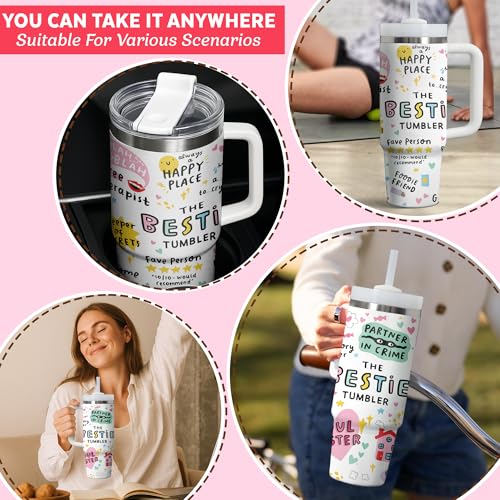 Best Friend 30oz Insulated Stainless Steel Tumbler with Handle