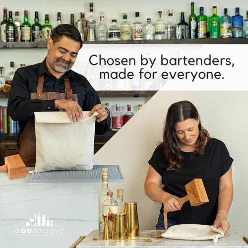 A Bar Above XL Black Reusable Lewis Ice Bag for Crushed Ice - Bar Tool