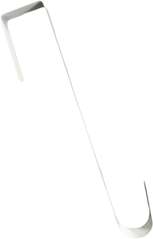AnapoliZ Wreath Hooks - Elegant Metal Door Hanger for Coats & Towels | Sturdy White Design (1 Piece)