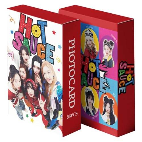 55pcs Photocard Set High-Quality Lomo Cards for Fans