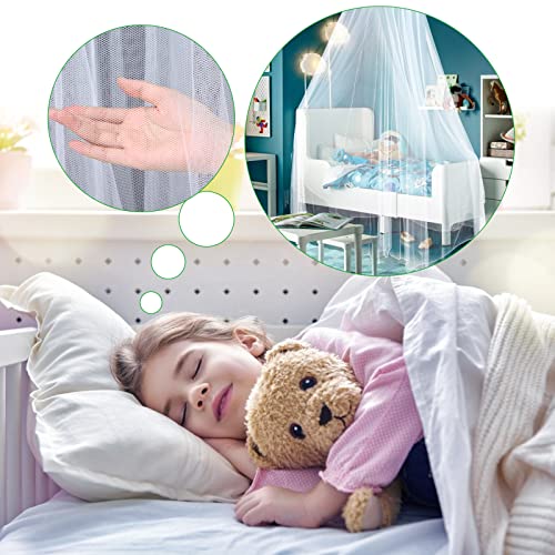 Dome Bed Canopy Mosquito Net - Fine Mesh Hanging Curtain for Twin & Queen Beds