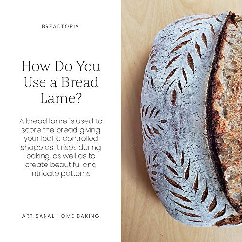 Bread Lame Dough Scoring Tool with 5 Blades and Storage Case