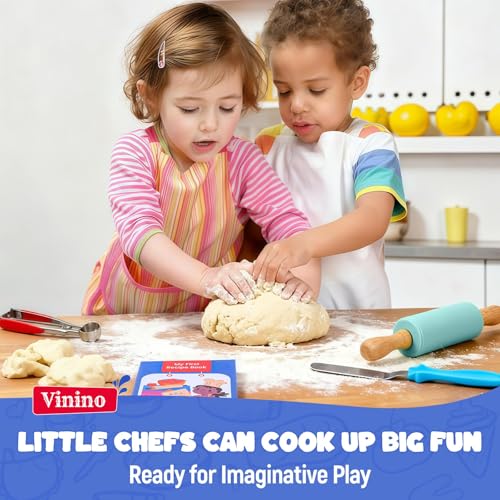 11-Piece Kids Baking and Cooking Set with Utensils and Cookbook