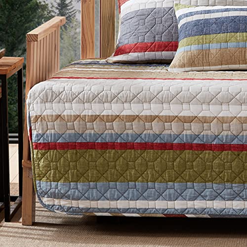 4-Piece Cotton Daybed Cover Set - All-Season Quilted Lodge Bedding
