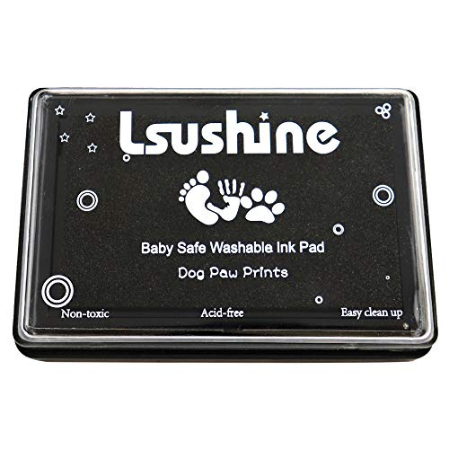 Non-Toxic Baby Footprint Ink Pad, Handprint & Paw Print Stamp Pad