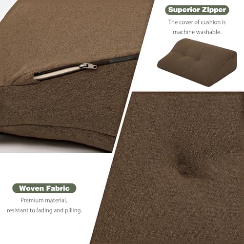 Dual-Layer Memory Foam Lumbar Pillow for Recliners & Sofas