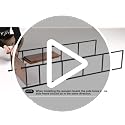 5-Tier Tall Bookshelf Industrial Bookcase Display Organizer, Rustic Brown