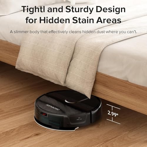 ROPVACNIC Robot Vacuum and Mop Combo 5200Pa Suction Robotic Cleaner