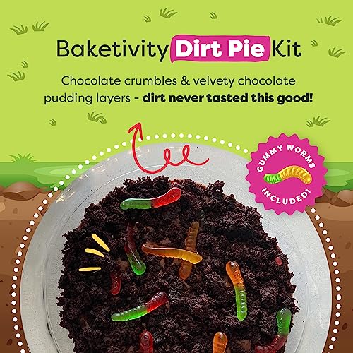 Kids Baking Kit Bundle with Dirt Pie and Cake Pop Recipes, Pre-Measured Kosher Ingredients