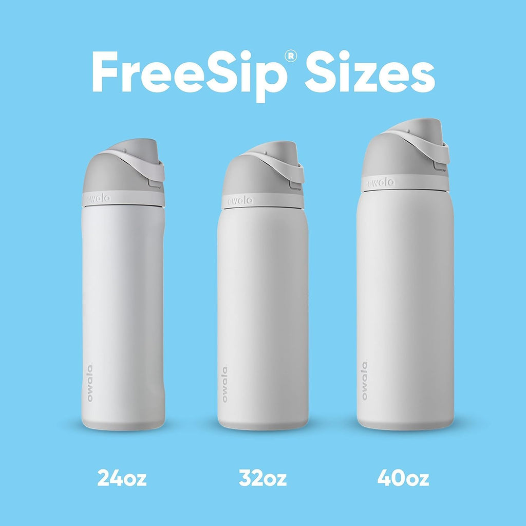Owala FreeSip Insulated Stainless Steel Water Bottle - BPA-Free, 40 oz, Surfs Edge | Ideal for Sports & Travel