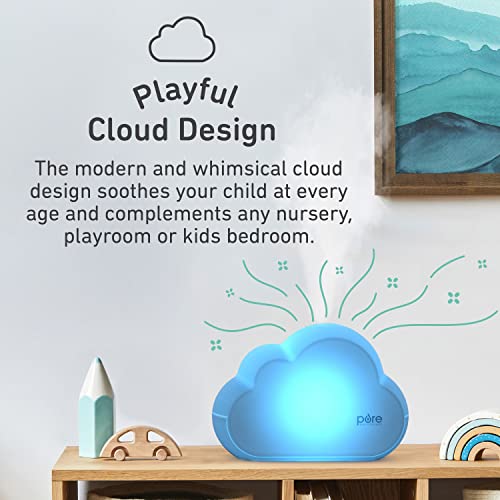 Ultrasonic Cool Mist Humidifier for Kids Room with 7-Color Night Light