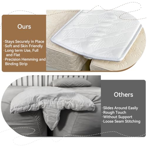 Bed Bridge Twin XL to King Mattress Gap Filler for Adjustable Split Beds
