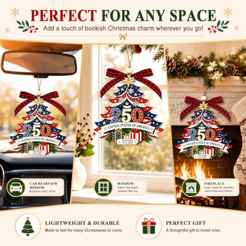 Holoring 250th Anniversary USA Patriot Christmas Ornament Tree 2026