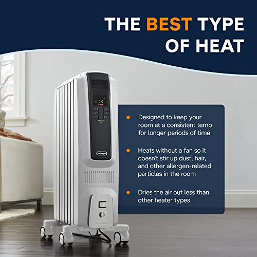 Digital Oil Filled Radiator Heater 1500W Electric Space Heater