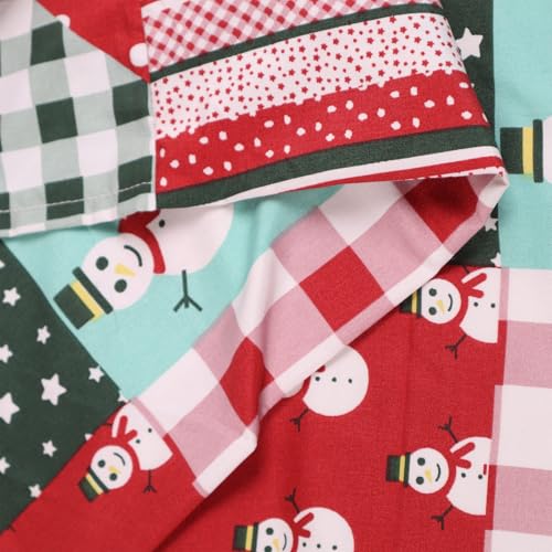 Gogreen Christmas Duvet Cover Set King Size 3P Microfiber Bedding with Zipper