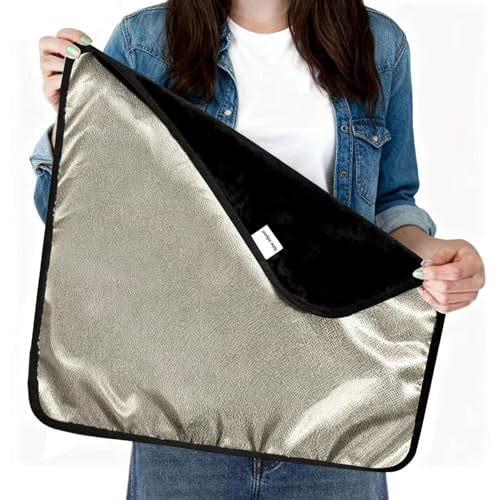 Faraday Blanket for RF Protection | 20.5 x 17.5 Inches, Black