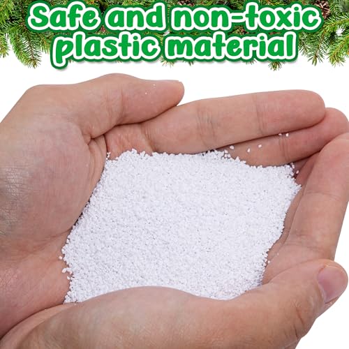 Waterproof Fake Snowflakes for DIY Snow Globes - 3.5oz Artificial Snow